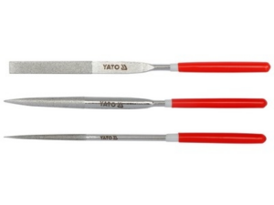 JUEGO DE 3 LIMAS DE AGUJA DE DIAMANTE 4X160X50 MM
