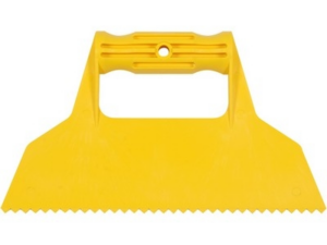 ESPATULA PLASTICO CON ASA Y DIENTES