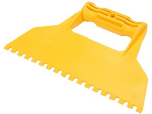 ESPATULA PLASTICO CON ASA Y DIENTES