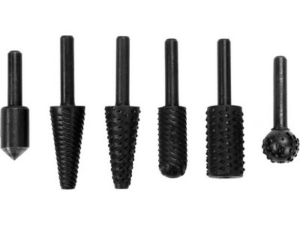 ESCOFINAS ROTATIVAS PARA METAL (3 PIEZAS) Y MADERA (3 PIEZAS)