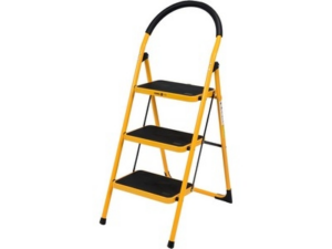 ESCALERA DE ACERO DE 3 PELDAÑOS
