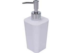 DISPENSADOR DE LOCIÓN CUBOIDE BLANCO