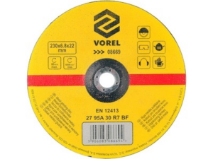 DISCO DE DESBASTE PARA METAL 230x6,8x22MM