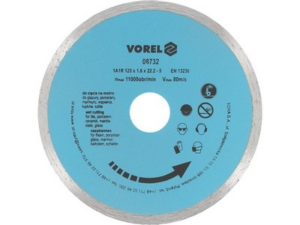 DISCO DE DIAMANTE, BORDE CONTINUO 125MM