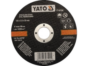 DISCO DE CORTE INOX 125x2,5x22MM