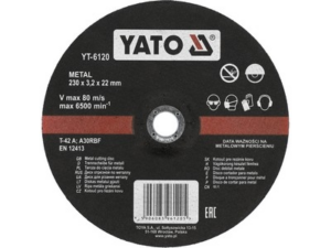DISCO DE CORTE DE METAL 230x3.2x22MM