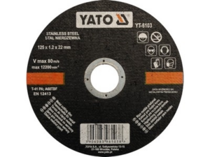 DISCO DE CORTE INOX 125x1.2x22MM