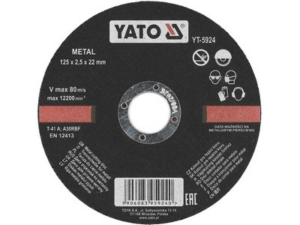 DISCO DE CORTE DE METAL 125x2.5x22MM