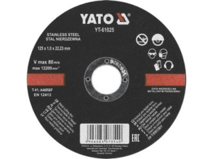 DISCO DE CORTE INOX 125X1,0X22,2MM