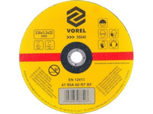 DISCO DE CORTE DE METAL 230x3.2x22MM