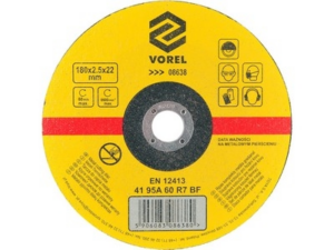 DISCO DE CORTE DE METAL 180x2.5x22MM