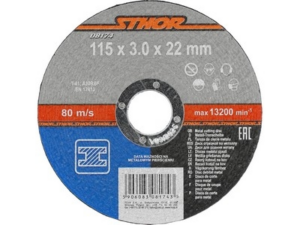 DISCO DE CORTE DE METAL 115x3.0x22MM