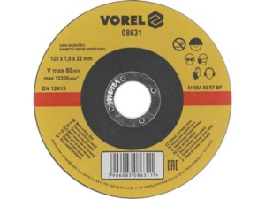DISCO DE CORTE DE METAL 125x1x22MM