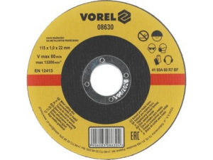 DISCO DE CORTE DE METAL 115x1x22MM
