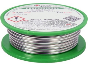 ESTAÑO SOLDADURA SIN PLOMO 2MM 100G