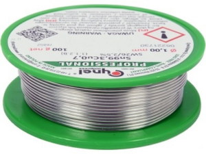 ESTAÑO SOLDADURA SIN PLOMO 1MM 100G