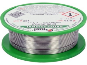 ESTAÑO SOLDADURA SIN PLOMO 0,7 MM 100G