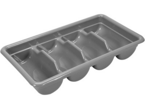 CONTENEDOR PARA ALMACENAMIENTO DE CUBIERTOS 4 SEGMENTOS