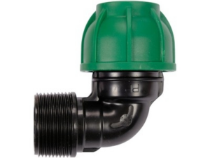 CONECTOR DE TUBERÍA POLIPROPILENO 90  GZ 32MM x 5/4'