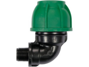 CONECTOR DE TUBERÍA POLIPROPILENO 90  GZ 32MM x 1/2'