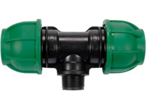 CONECTOR DE TUBERÍA POLIPROPILENO GZ 32MM x 3/4' x 32MM