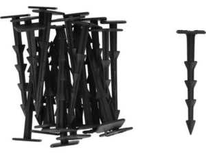 CLAVIJAS DE FIJACION MALLA ANTIHIERBAS 150MM 25PCS