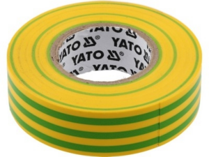 CINTA AISLANTE 0,13MM 19MMx20M AMARILLA-VERDE