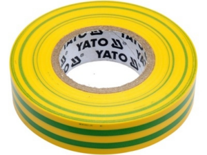 CINTA AISLANTE 0,13MM 15MMx20M AMARILLA-VERDE
