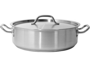 CAZUELA CON TAPA INOX 36x11CM 11,2L