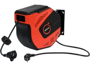 CARRETE DE CABLE ELÉCTRICO AUTORETRÁCTIL DE 20 M