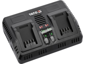 CARGADOR DE BATERÍA DOBLE 18V 2.2A