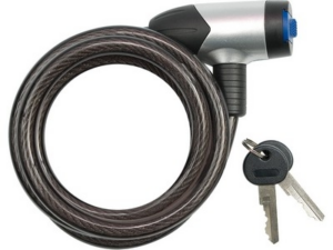 CANDADO BICICLETA  ESPIRAL CON LLAVE 10MMx1500MM