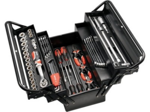 CAJA DE HERRAMIENTAS CON HERRAMIENTAS 62PZS