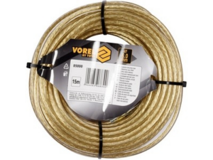 CABLE DE ACERO CON SUJECIÓN ADUANERA PARA CANDADOS 6MM 15M