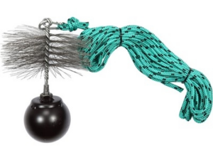 CEPILLO PARA CHIMENEA CON BOLA DE HIERRO 10M W150 K13