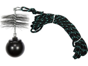 CEPILLO PARA CHIMENEA CON BOLA DE HIERRO 10M W125 K13