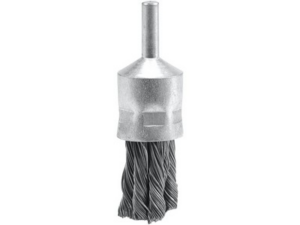 CEPILLO DE COPA CON EJE DE 22 MM, ALAMBRE TRENZADO