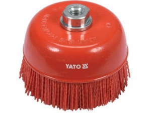 CEPILLO COPA 125MM M14 NYLON ROJO