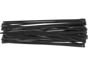 BRIDAS DESMONTABLES PARA CABINA 7,6X450MM 50 UDS NEGRO