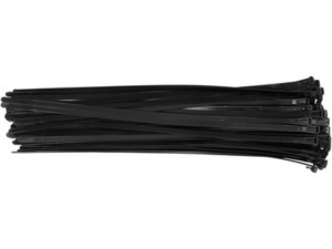 BRIDAS DESMONTABLES PARA CABINA 7,6X400MM 50 UDS NEGRO