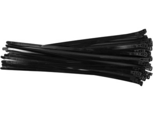 BRIDAS DESMONTABLES PARA CABINA 7,6X350MM 50 UDS NEGRO
