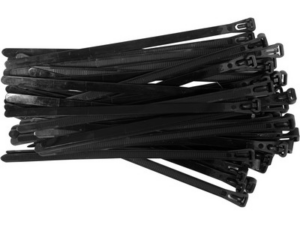 BRIDAS DESMONTABLES PARA CABINA 7,6X200MM 50 UDS NEGRO