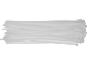 BRIDAS DESMONTABLES PARA CABINA 7,6X350MM 50 UDS BLANCAS