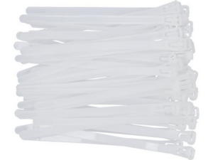 BRIDAS DESMONTABLES PARA CABINA 7,6X150MM 50 UDS BLANCAS