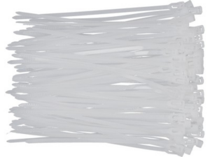 BRIDAS DESMONTABLES PARA CABINA 3,6X150MM 100UDS.BLANCAS