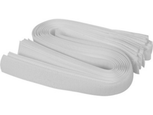 BRIDAS DE VELCRO PARA CABLE CON GANCHO 450 MM 10 UDS