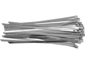 BRIDA DE ACERO INOXIDABLE 8,0X300MM 50 UDS