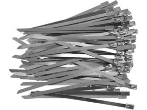 BRIDA DE ACERO INOXIDABLE 4,6X125MM 100PC