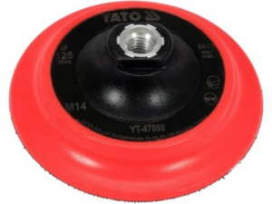 ALMOHADILLA DE SOPORTE CON GANCHO Y BUCLE DE 125 MM M14