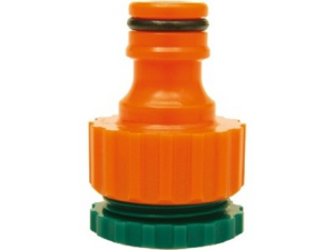 ADAPTADOR DE GRIFO 3/4' Y 1/2'H /ABS/ GRANEL/JARDIN